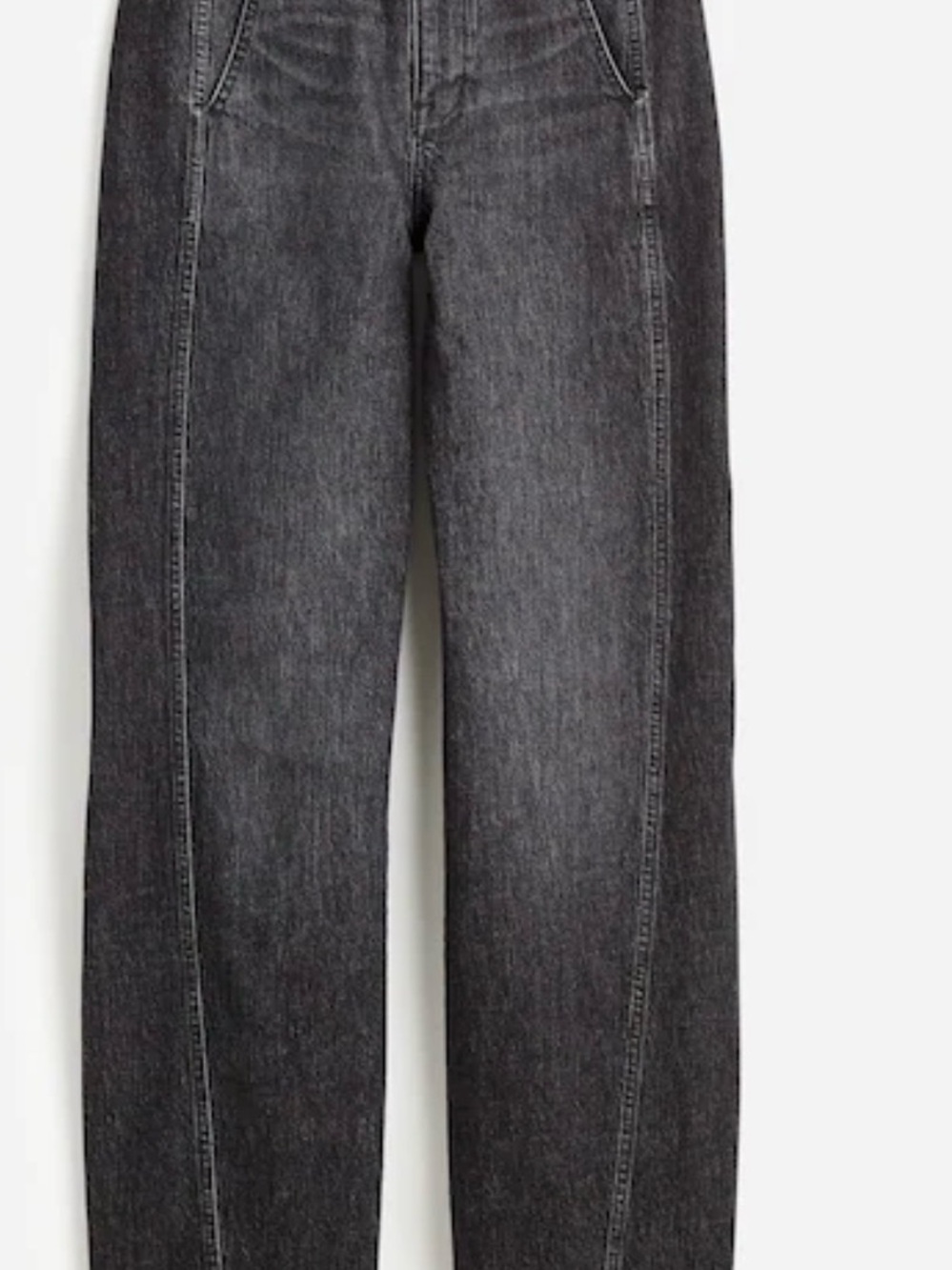 Madewell Tapered Denim Trousers Robles Wash—Comfort Stretch